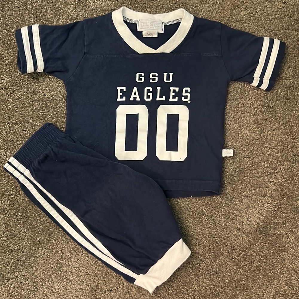 GSU Eagles Baby Boy Outfit, Sz 12 months